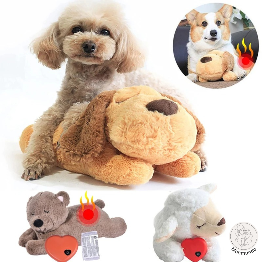 SnuggleBuddy - Peluche pour chien avec un vrai battement de cœur 💕