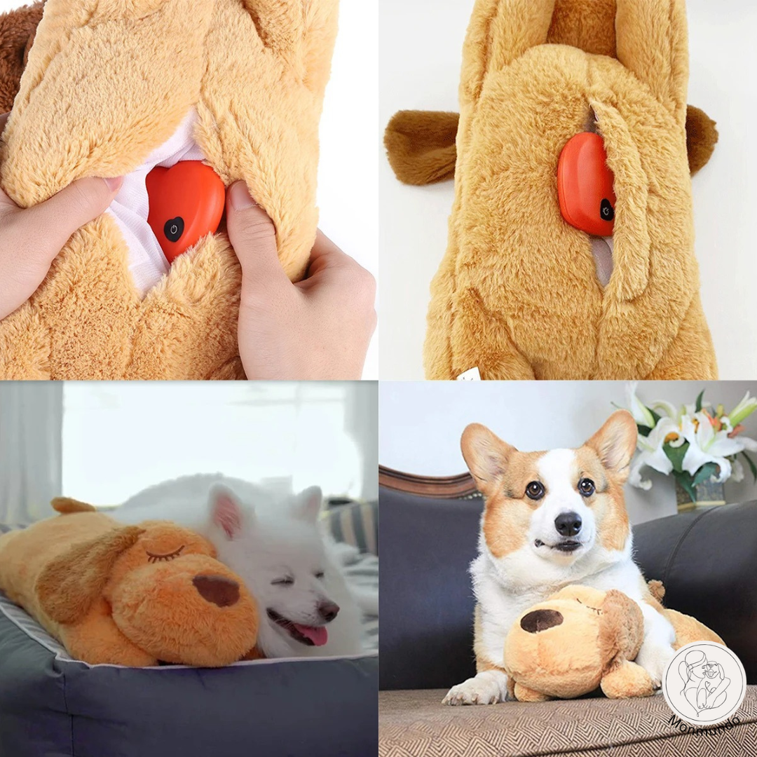 SnuggleBuddy - Peluche pour chien avec un vrai battement de cœur 💕