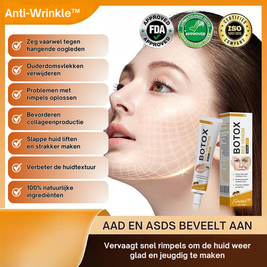 Anti-Wrinkle™ | Botox Rimpelverwijdering Crème | 1+1 gratis