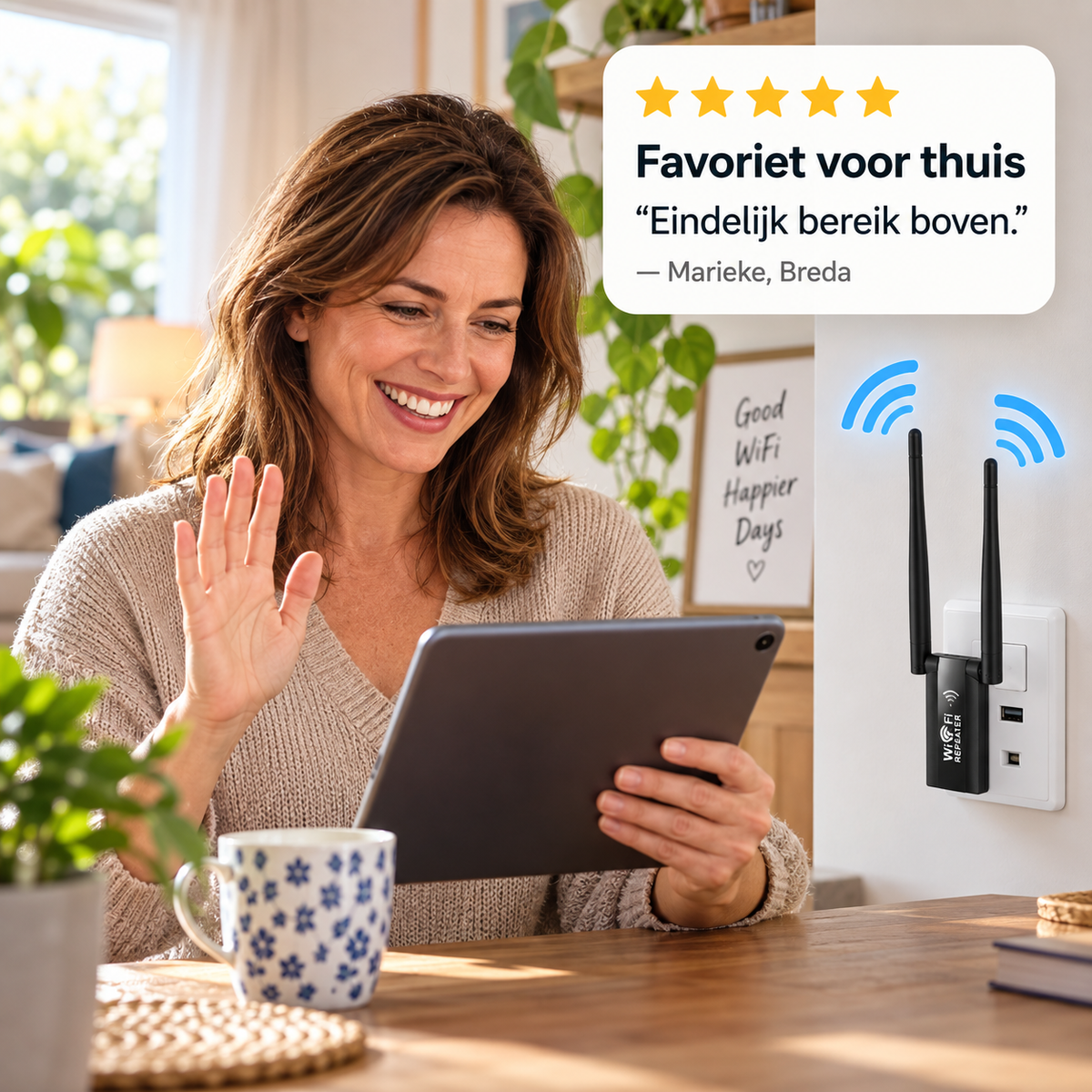 SignalBoost™ | Sterk internetbereik waar u het nodig heeft