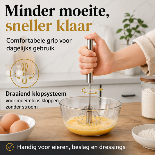 MixMate™ | Snel en makkelijk mixen zonder mixer, snoeren of vermoeide polsen | 1+1 gratis