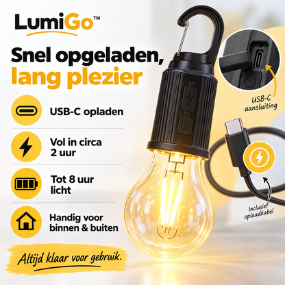 LumiGo™ | Overal direct warm licht zonder kabels of stopcontact | 2+2 gratis