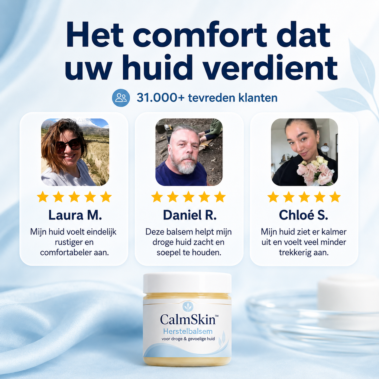 CalmSkin™ | Intensieve herstelbalsem bij droogheid, roodheid en schilfers