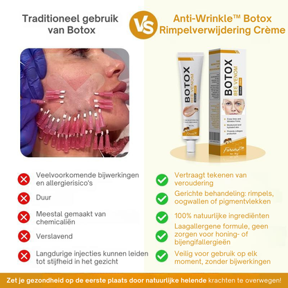 Anti-Wrinkle™ | Botox Rimpelverwijdering Crème | 1+1 gratis