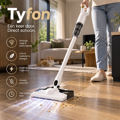 Tyfon | Aspirateur et nettoyeur sans fil 2 en 1