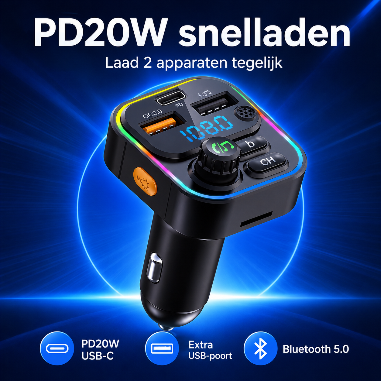 DriveSync™ | Muziek, handsfree bellen & snelladen in elke auto