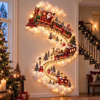 GlowStory™ | Verander een kale muur in een compleet kersttafereel