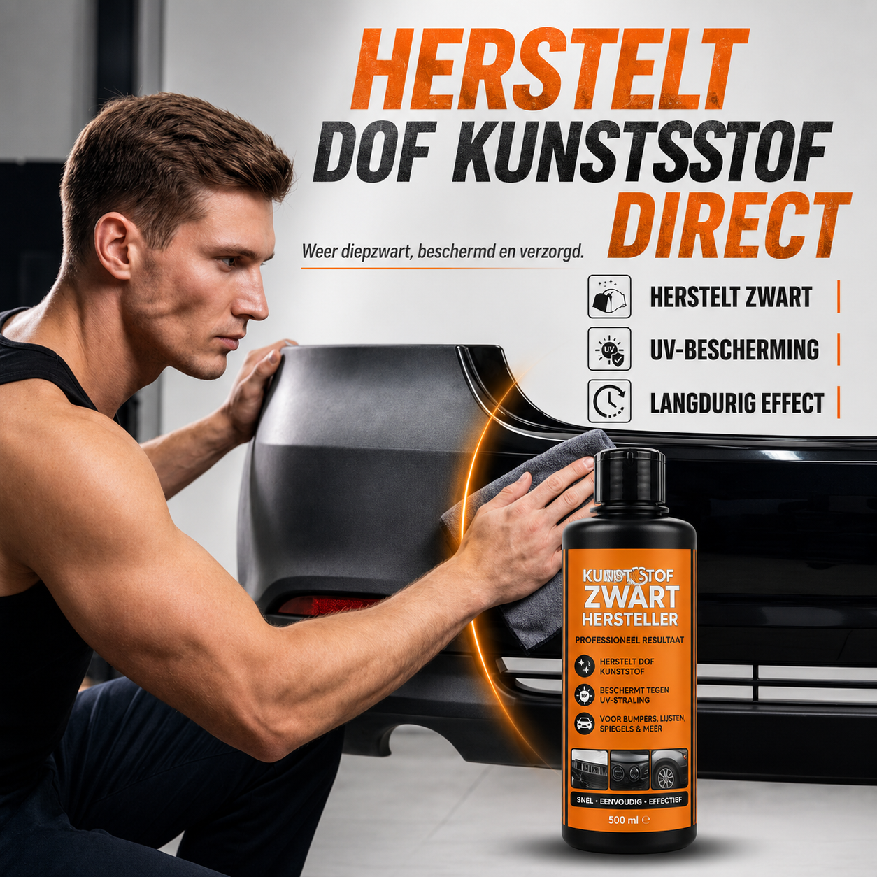 BlackRestore™ | Maakt Verbleekte Onderdelen Weer Zwart & Nieuw | 1+1 gratis