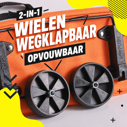 EasyCarry™ – Nooit Meer Tillen: Rol Je Boodschappen Moeiteloos Mee