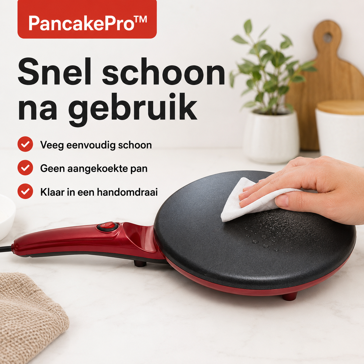 PancakePro™ | Binnen seconden perfecte pannenkoeken zonder geknoei