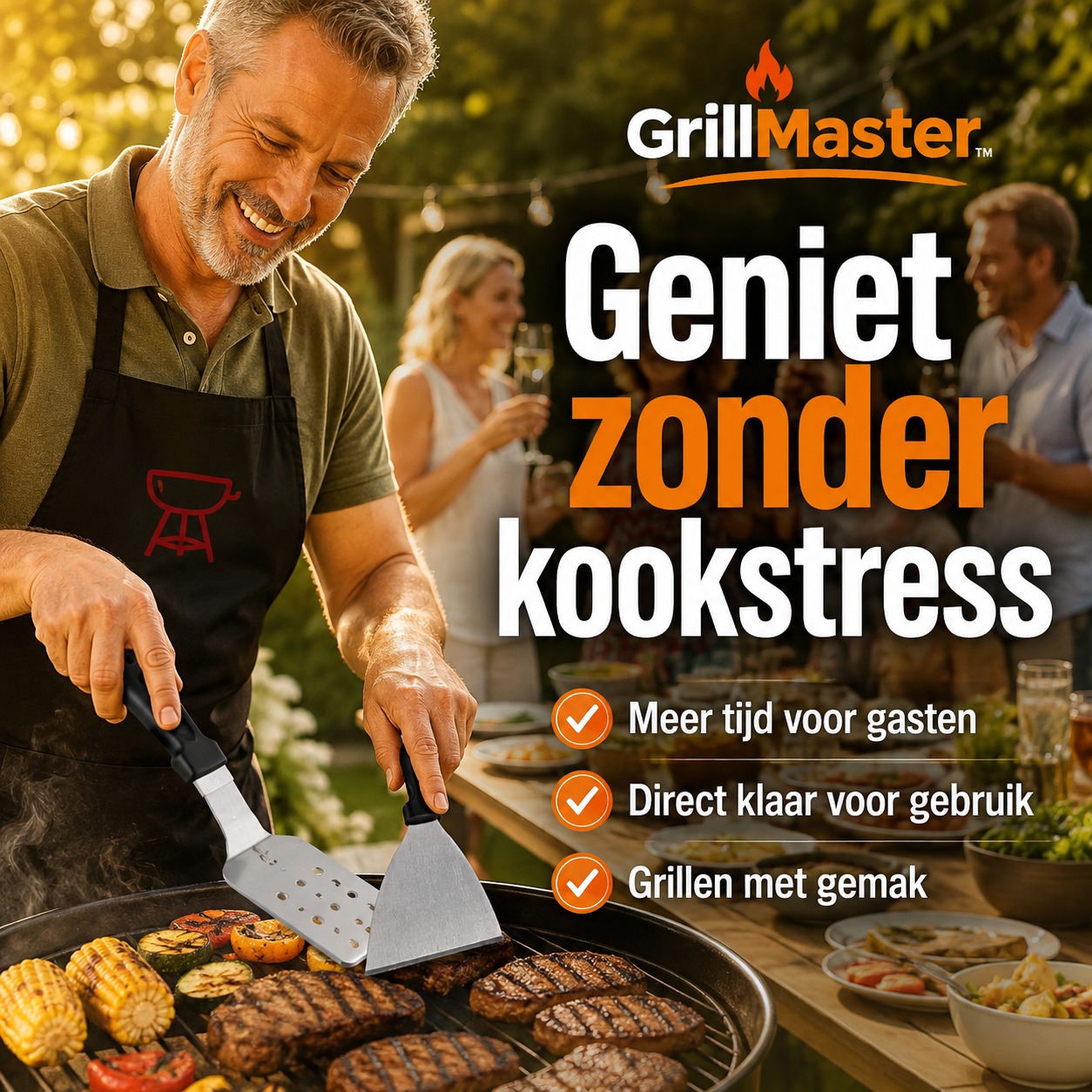GrillMaster™ 29-delige set – Alles bij de hand voor de perfecte barbecue