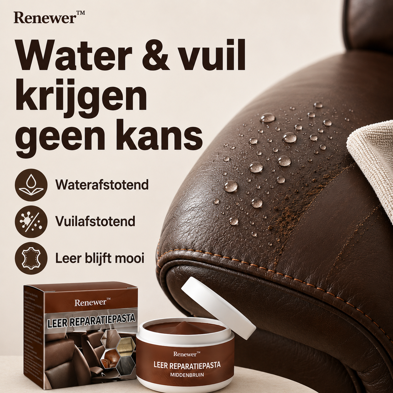 Renewer™ – De snelle oplossing voor beschadigd leer | 1+1 gratis