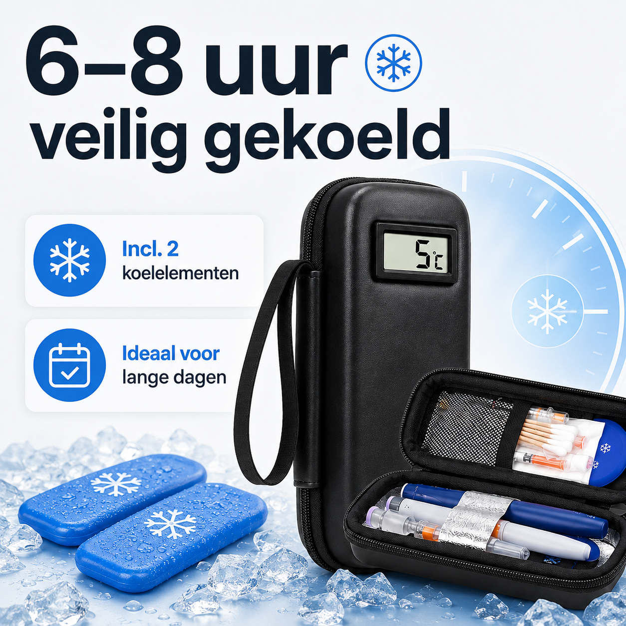 Medivault™ – Voorkomt bederf & houdt Insuline en medicijnen 8 uur gekoeld