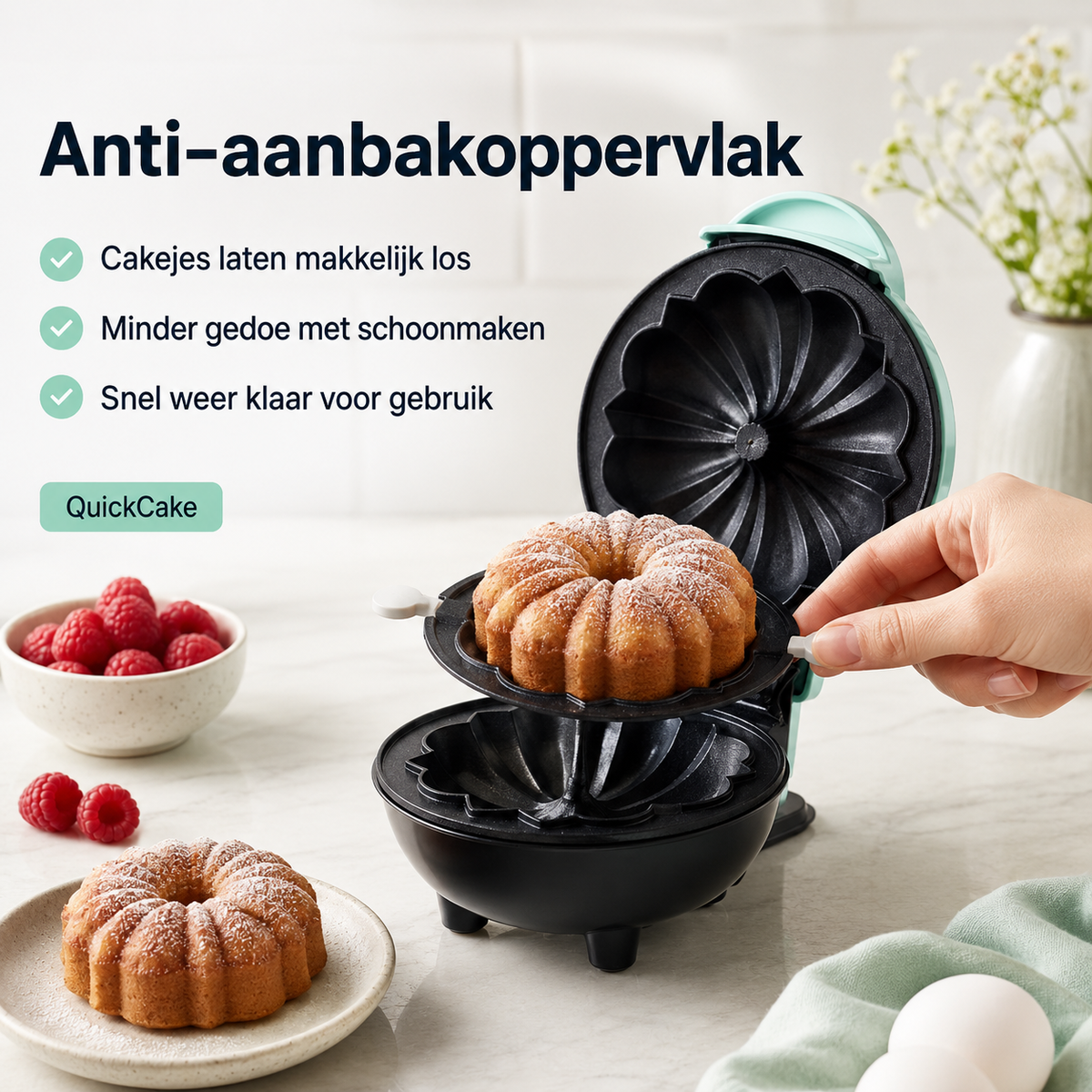 QuickCake™ | Verse tulbandcakejes in minder dan 15 minuten