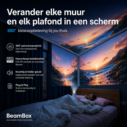 BeamBox 4K | Verander elke ruimte in een gigantische bioscoop