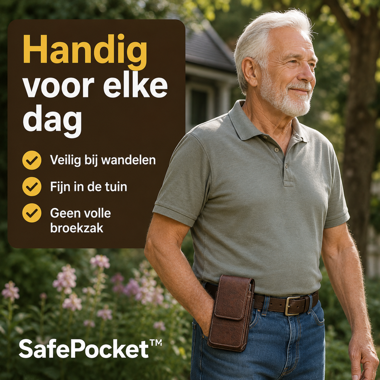 SafePocket™ – 100% Beschermd Tegen Vallen, Verliezen & Diefstal | 1+1 gratis