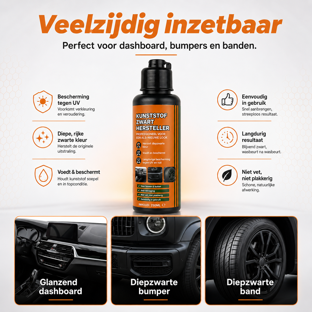 BlackRestore™ | Maakt Verbleekte Onderdelen Weer Zwart & Nieuw | 1+1 gratis