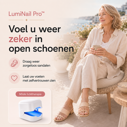LumiNail Pro™ | Laat uw voeten weer stralen in open schoenen