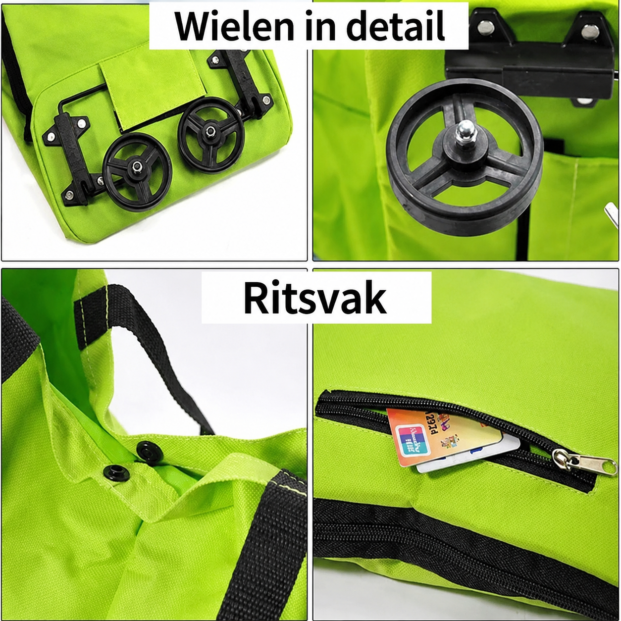 EasyCarry™ – Nooit Meer Tillen: Rol Je Boodschappen Moeiteloos Mee