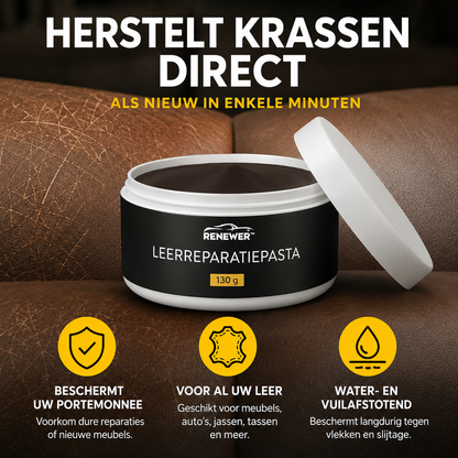 Renewer™ – De snelle oplossing voor beschadigd leer | 1+1 gratis