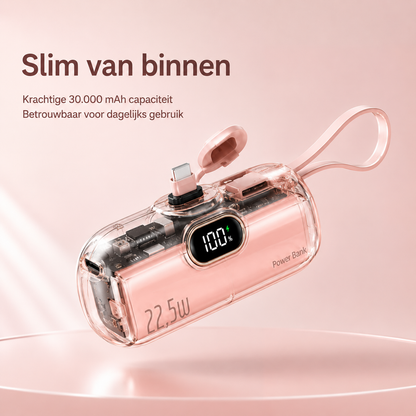 PowerPod™ | Tot 10 keer uw telefoon opladen zonder stopcontact