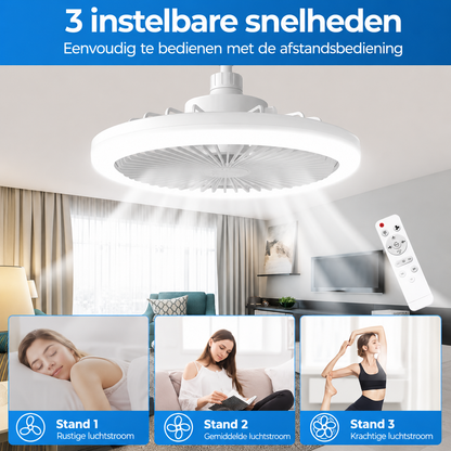 LumiBreeze™  Luxe Ventilator met Lamp
