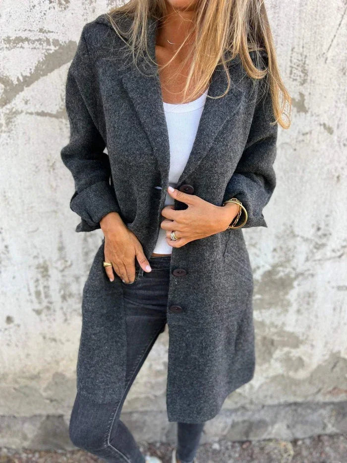 Celine™ - Manteau long décontracté pour l'automne