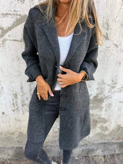Celine™ - Manteau long décontracté pour l'automne