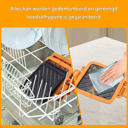 CrispyChef™ | Klaar in 3 minuten, zonder aangekoekte etensresten