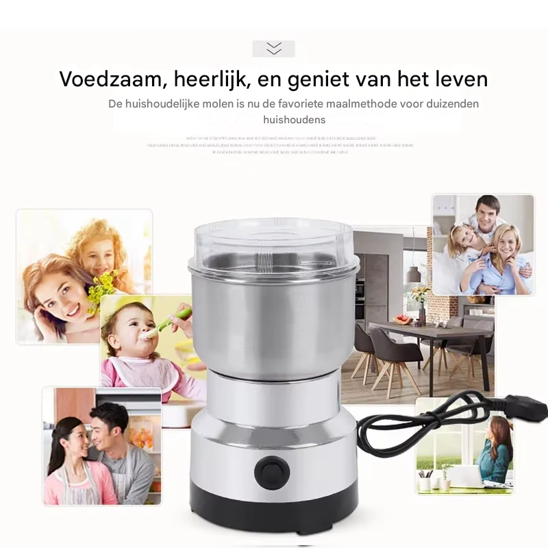 GrindMaster™ | Le seul moulin avec de l'inox indestructible, sans microplastique