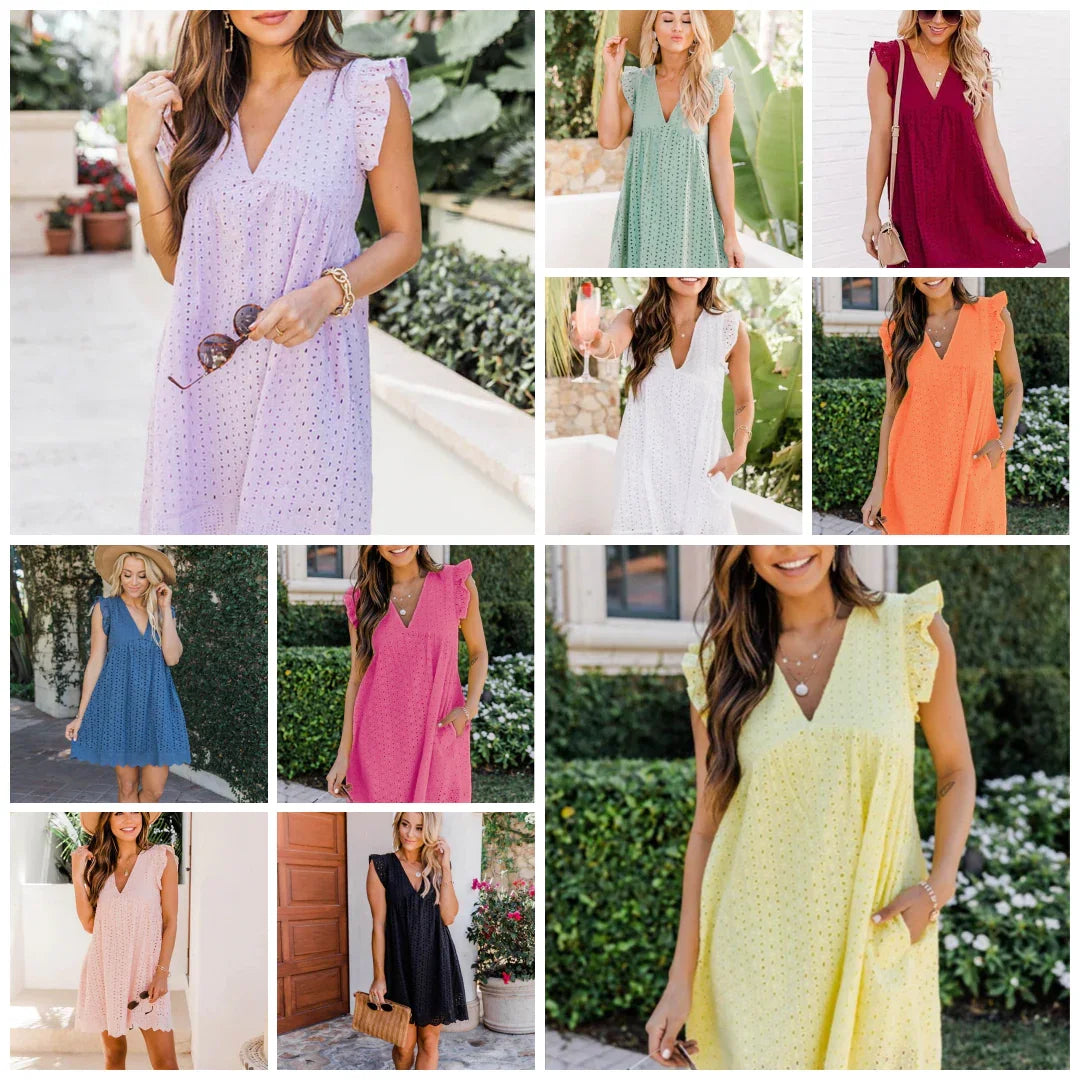 Daisy | Robe d'été avec short et poches
