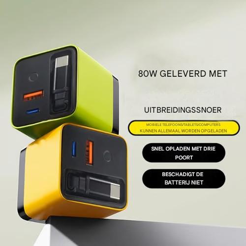 TurboCharge™  Pro GaN | Laadt sneller, slimmer en veiliger!