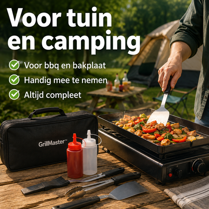 GrillMaster™ 29-delige set – Alles bij de hand voor de perfecte barbecue