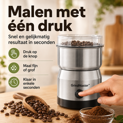GrindMaster™ | Le seul moulin avec de l'inox indestructible, sans microplastique