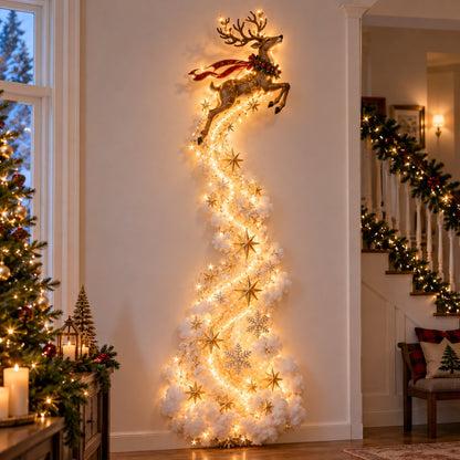 GlowStory™ | Verander een kale muur in een compleet kersttafereel