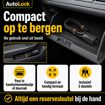 AutoLock™ - Niet-kapot-te-krijgen stuurslot voor elke auto!