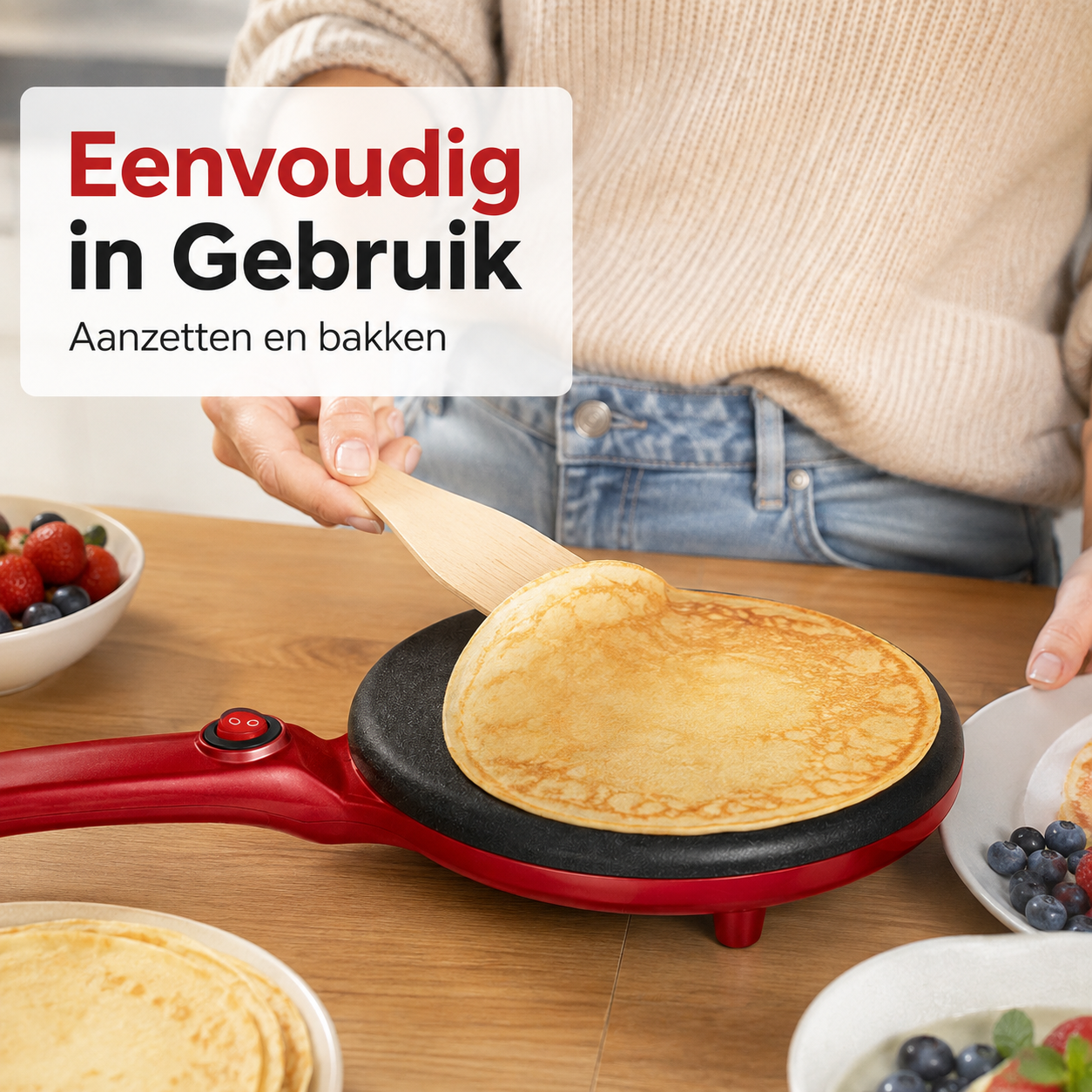 PancakePro™ | Binnen seconden perfecte pannenkoeken zonder geknoei