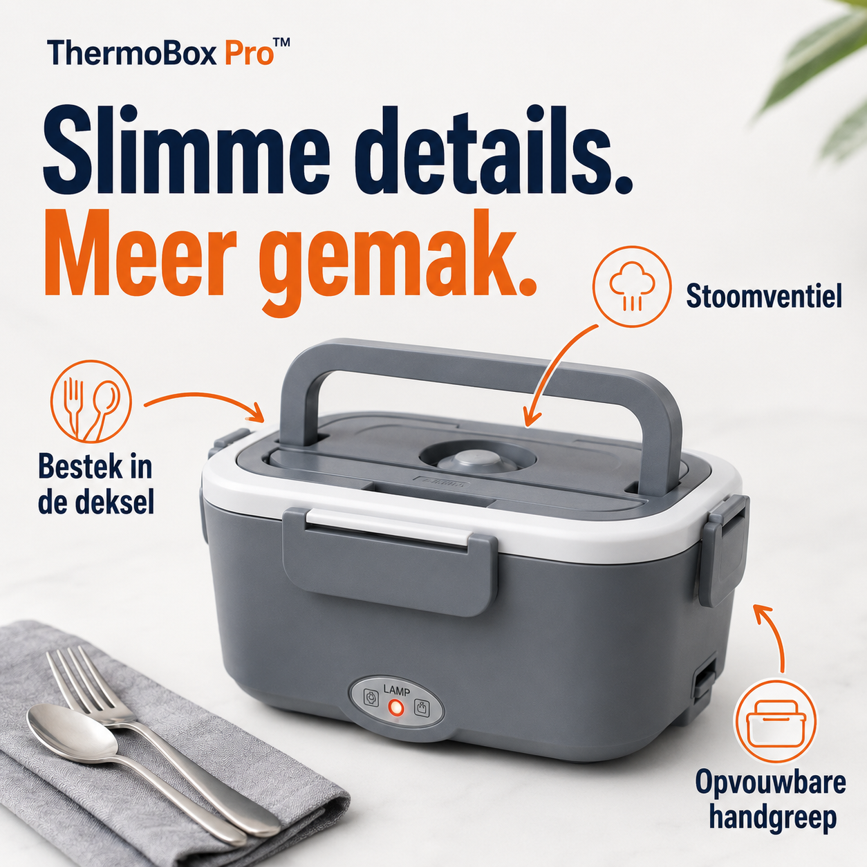 ThermoBox Pro™ – Warm Eten Waar U Ook Bent: De Slimme Magnetron-Vervanger