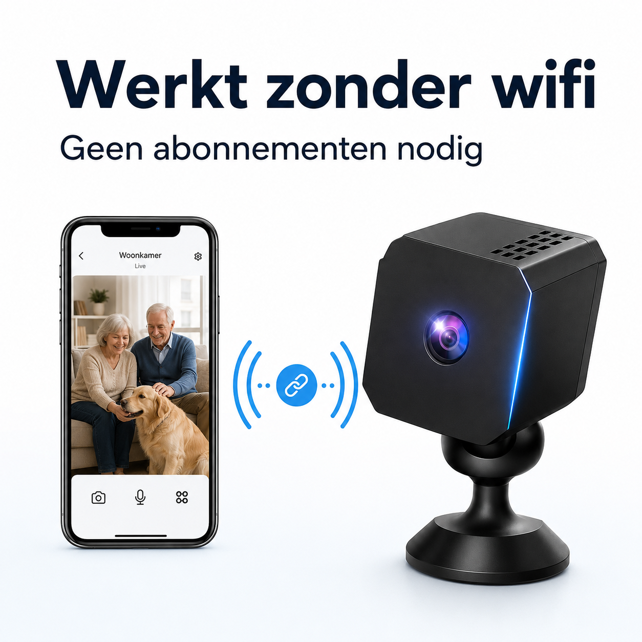 SafeCam Pro™ | Toujours en sécurité – même sans Wi-Fi ni électricité