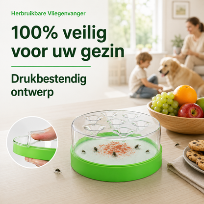 FlyTrap™ | De slimme, herbruikbare vliegenvanger voor een vliegvrij huis