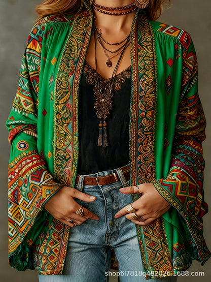 ESMÉE | BOHO VEST MET GEBORDUURDE DETAILS