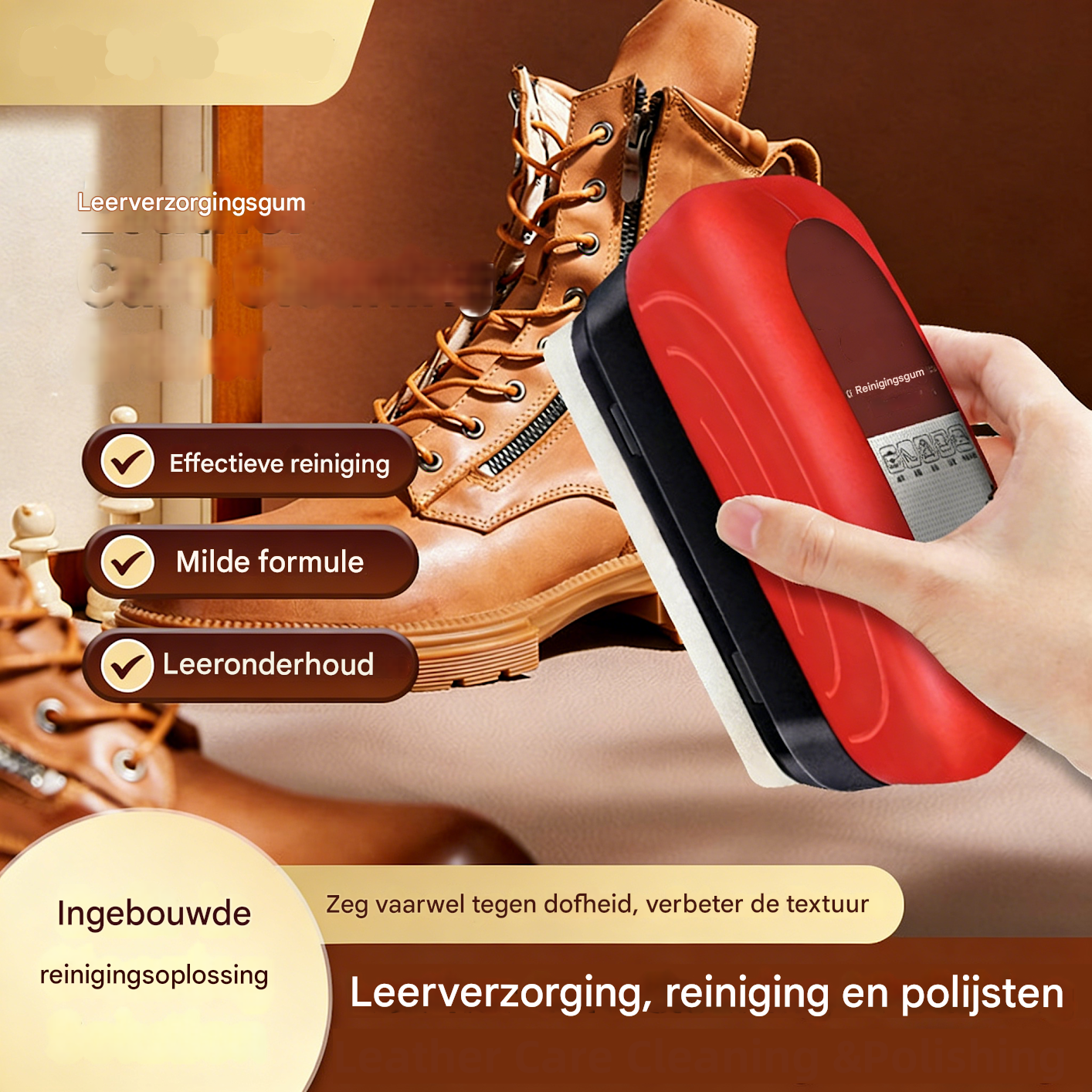 EverClean™ - Verwijder hardnekkige vlekken uit uw leer in seconden | 1+1 gratis