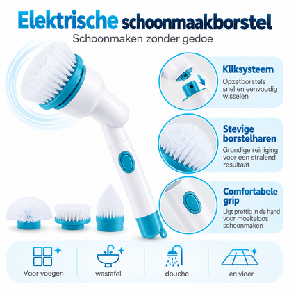 EasyScrub™ | Grondig schoonmaken zonder bukken, knielen of hard schrobben