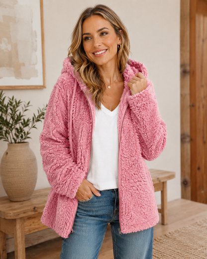 Teddy | Zacht en warm vest met rits