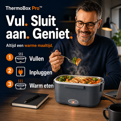 ThermoBox Pro™ – Warm Eten Waar U Ook Bent: De Slimme Magnetron-Vervanger
