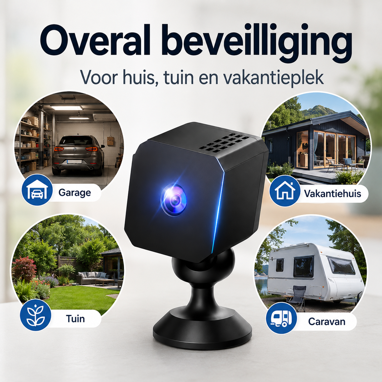 SafeCam Pro™ | Toujours en sécurité – même sans Wi-Fi ni électricité