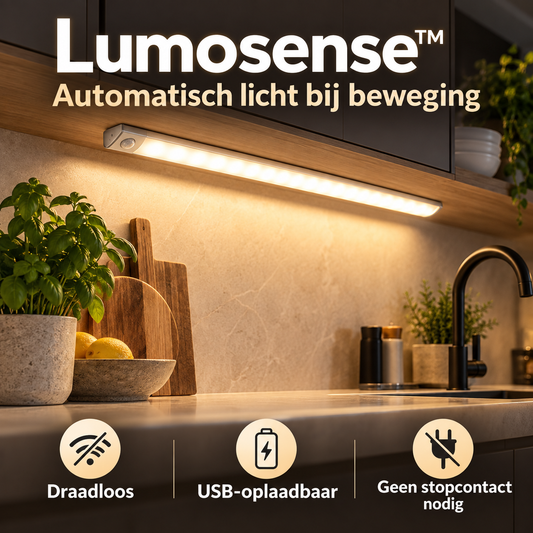 Lumosense | Automatique, sans fil et installation sans perçage !