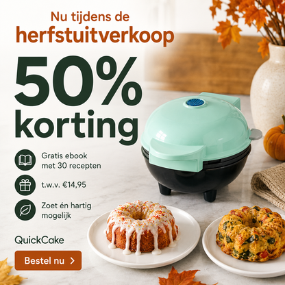 QuickCake™ | Verse tulbandcakejes in minder dan 15 minuten
