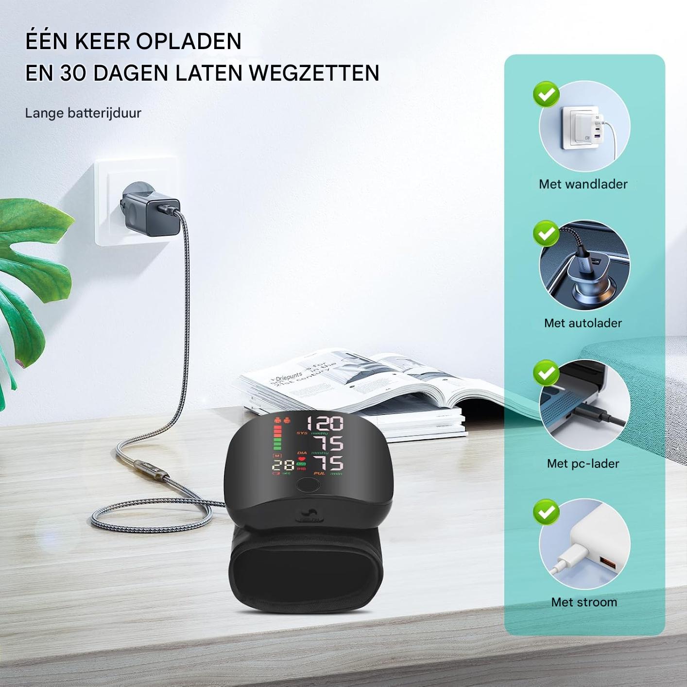 PulseMate™ Pro |  Meet je bloeddruk in 30 seconden