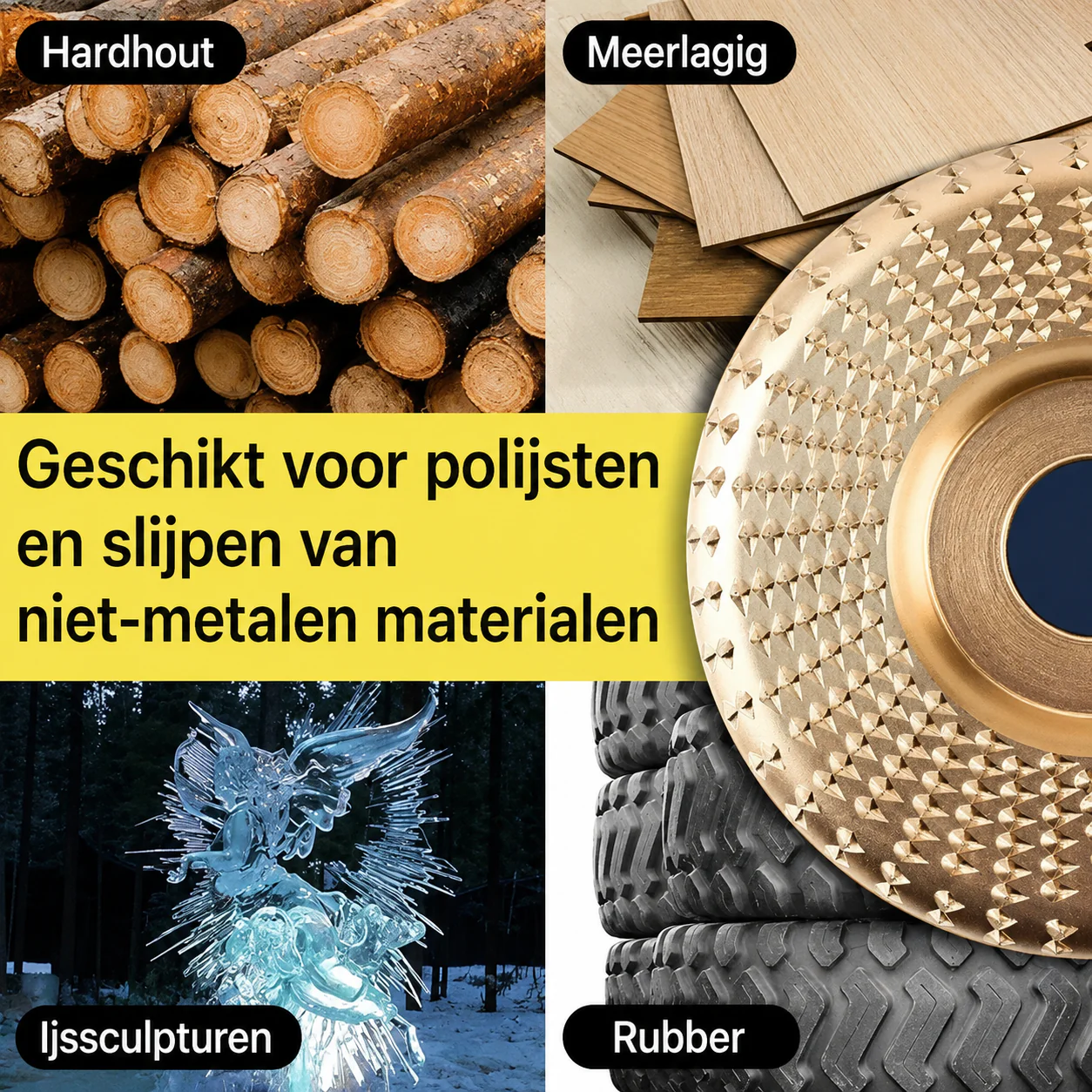 CarveX Precisie Slijpschijven - 3-delige set